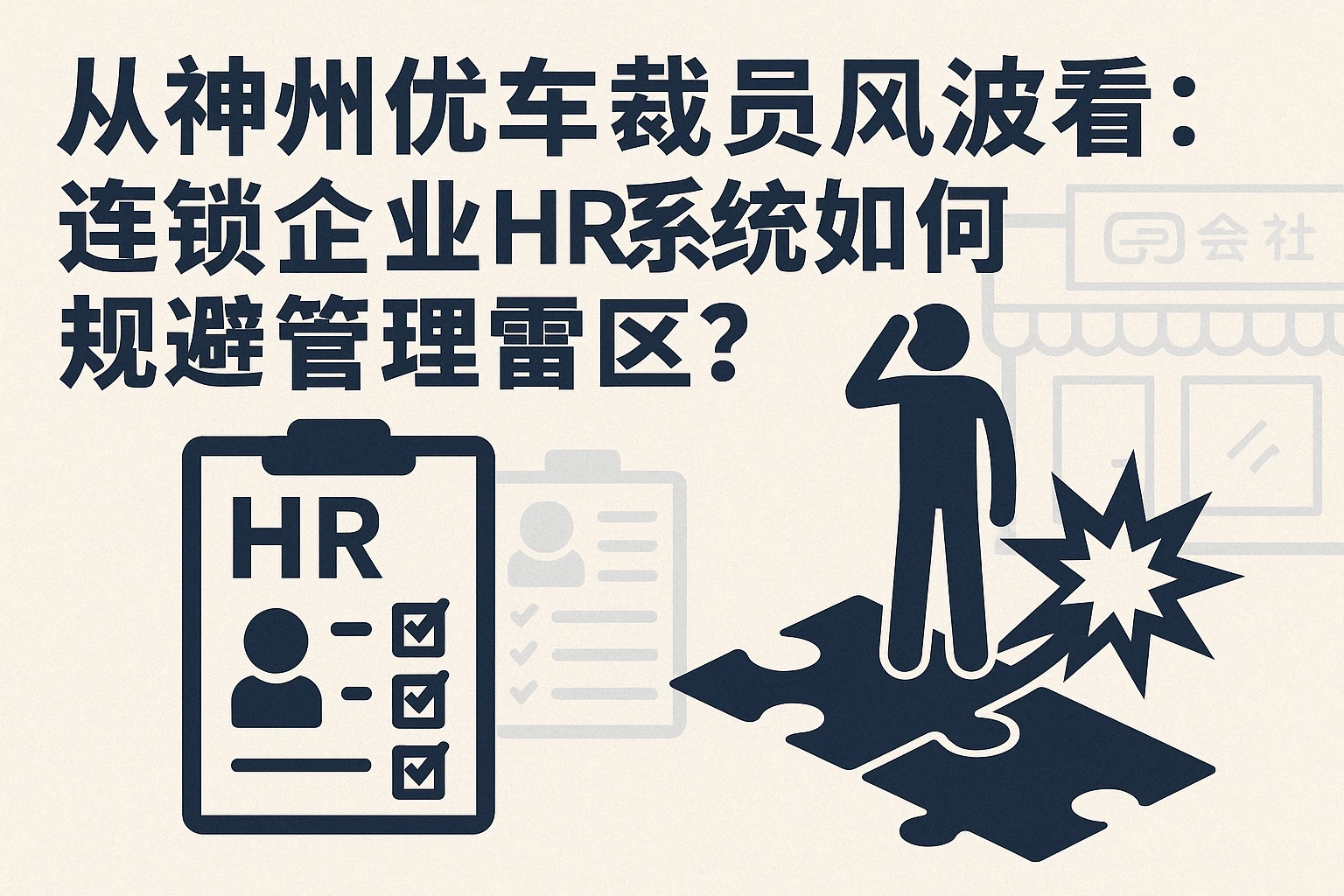 从神州优车裁员风波看:连锁企业HR系统如何规避管理雷区?