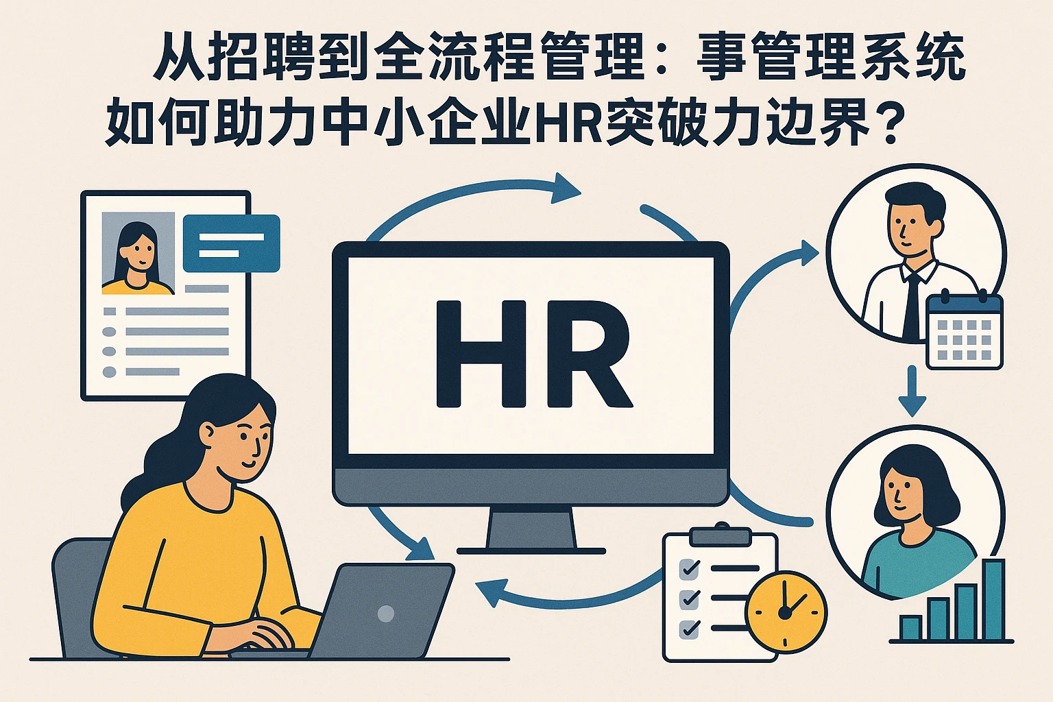 从招聘到全流程管理:人事管理系统如何助力中小企业HR突破能力边界?