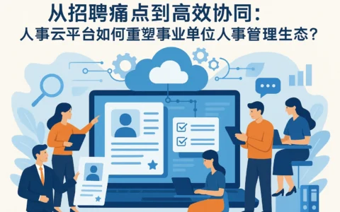 从招聘痛点到高效协同：人事云平台如何重塑事业单位人事管理生态？