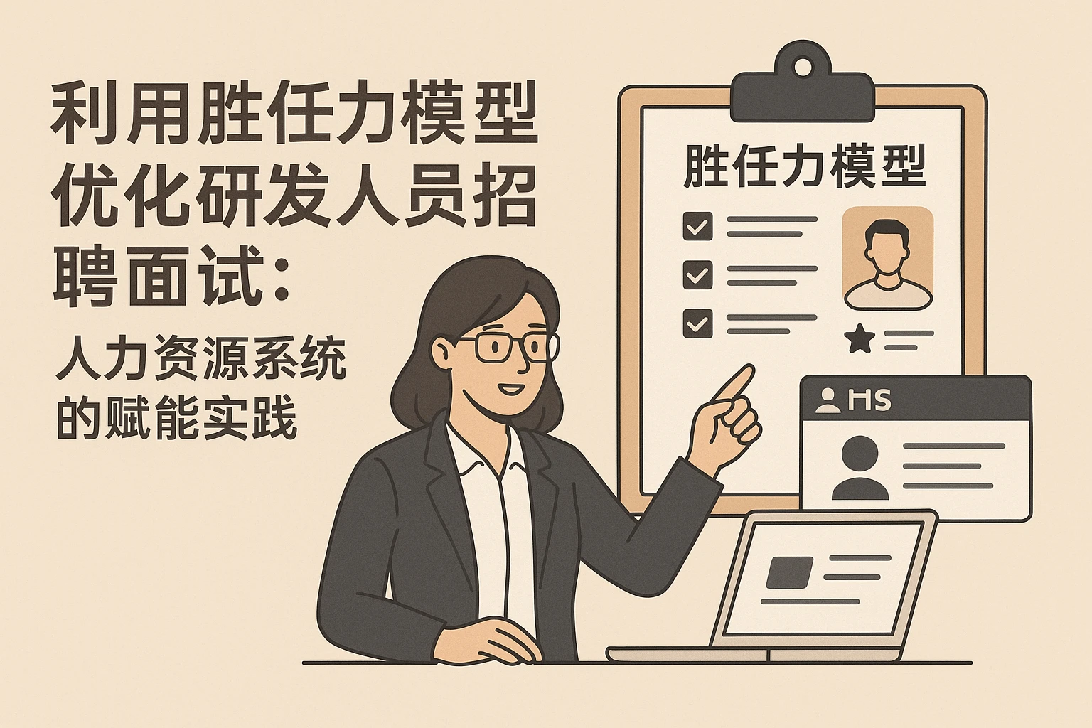 利用胜任力模型优化研发人员招聘面试：人力资源系统的赋能实践