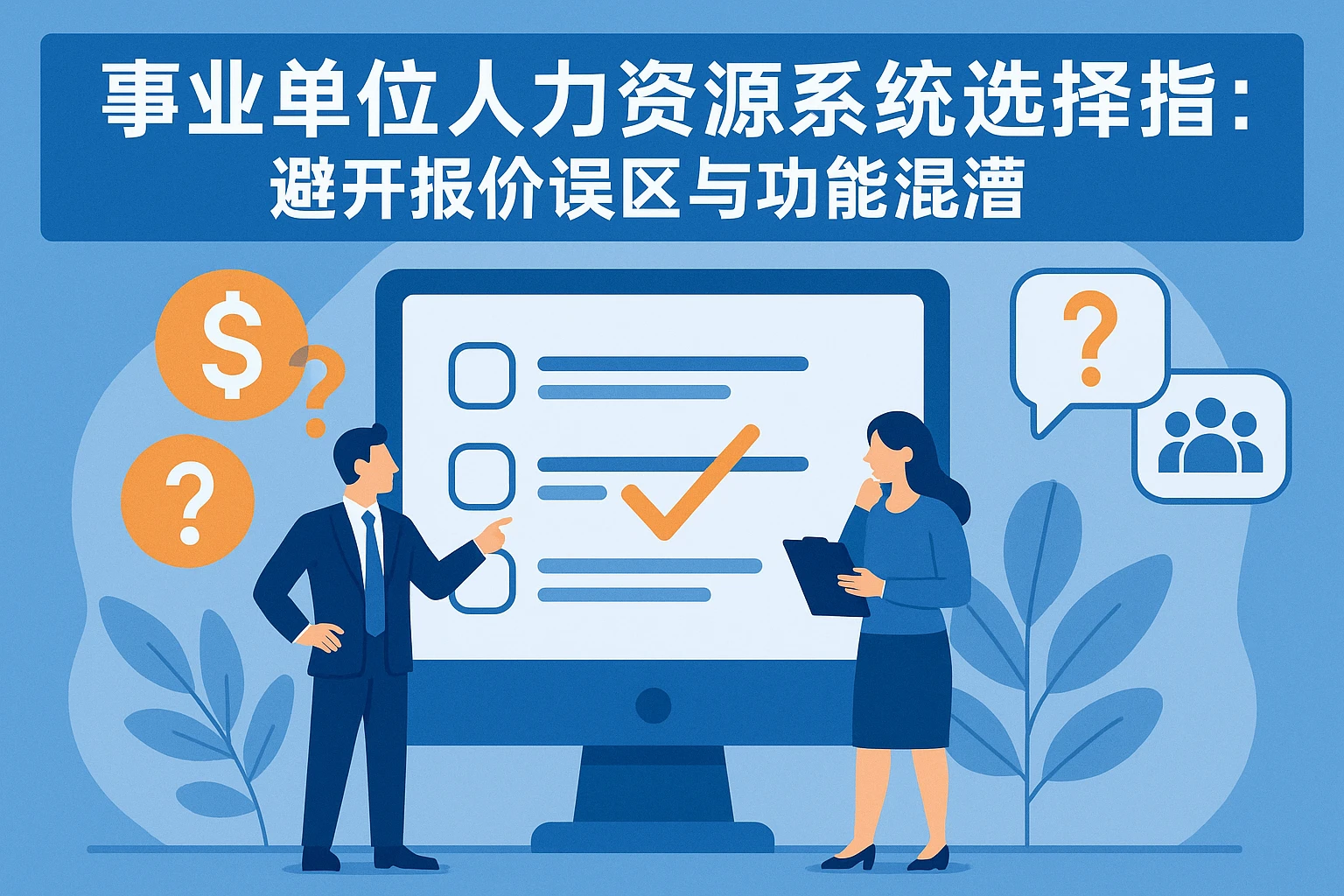 事业单位人力资源系统选择指南：避开报价误区与功能混淆