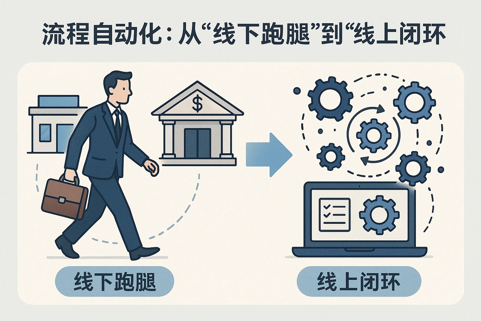 2. 流程自动化：从“线下跑腿”到“线上闭环”