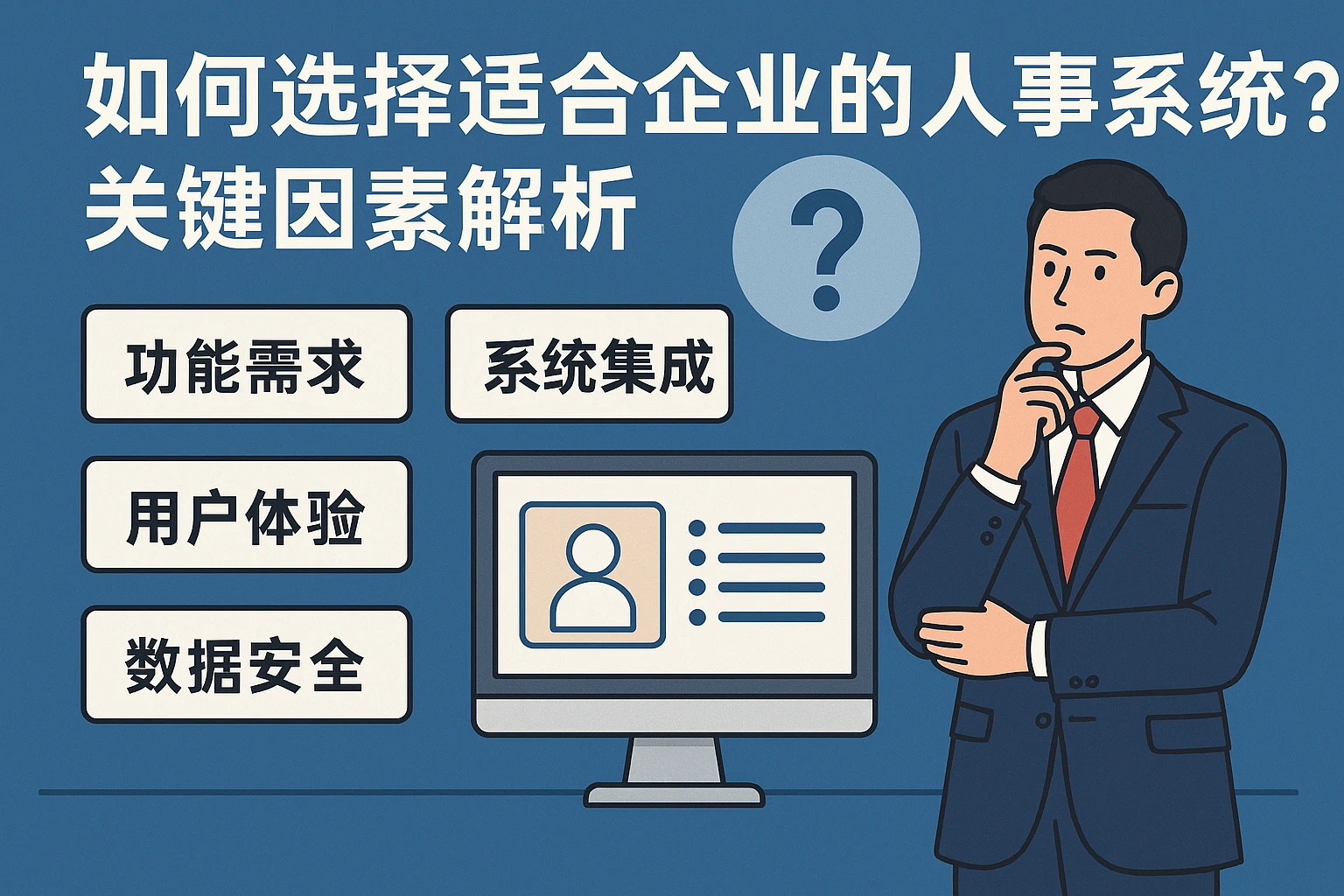 如何选择适合企业的人事系统?关键因素解析