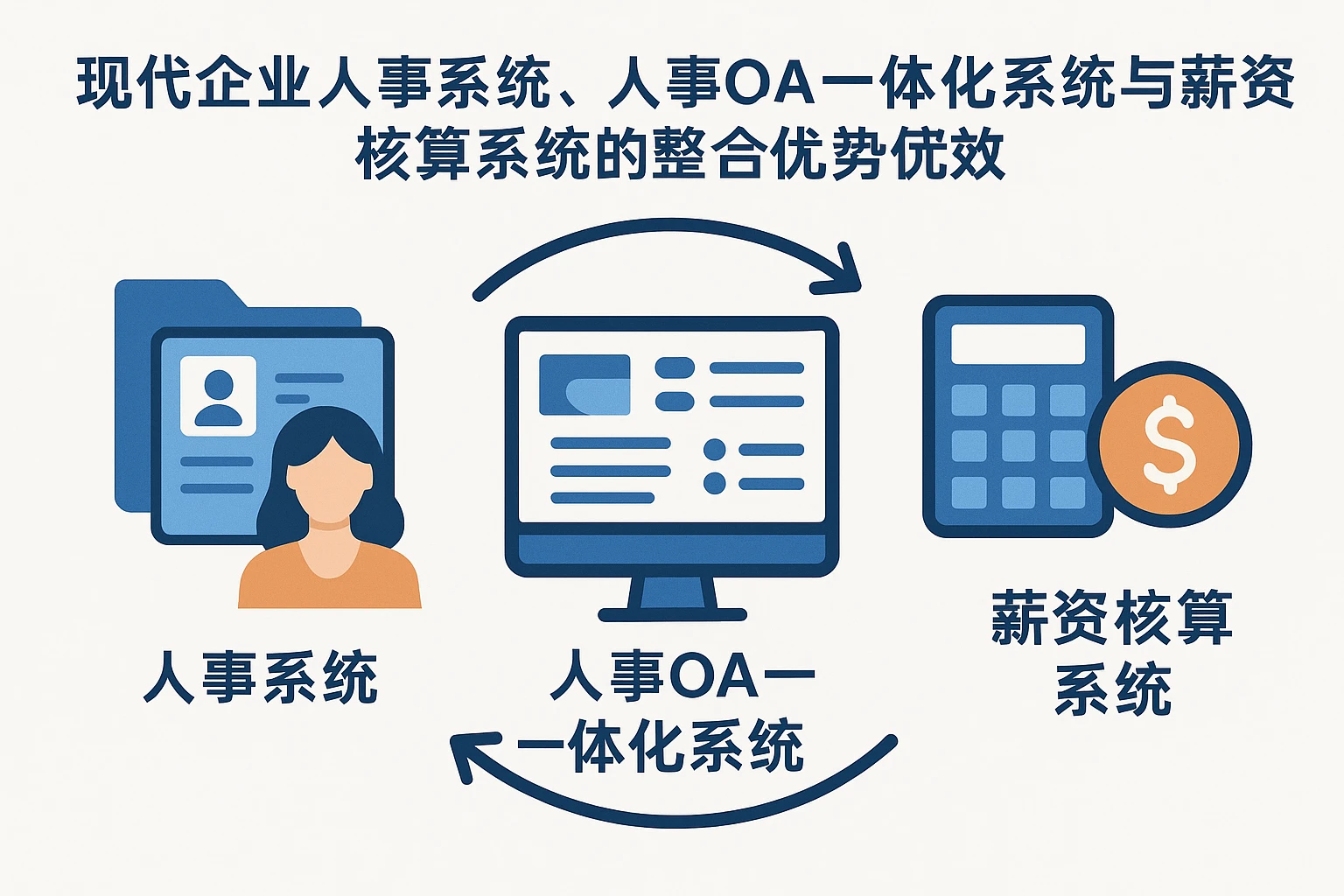 现代企业人事系统、人事OA一体化系统与薪资核算系统的整合优势