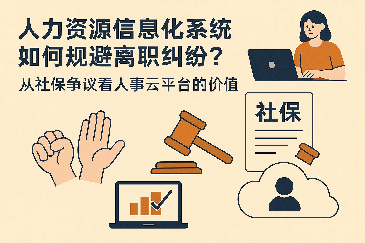 人力资源信息化系统如何规避离职纠纷？从社保争议看人事云平台的价值