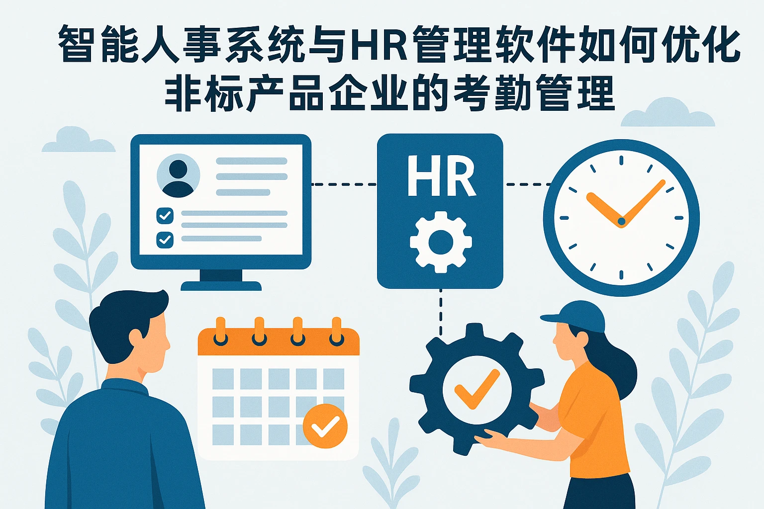 智能人事系统与HR管理软件如何优化非标产品企业的考勤管理