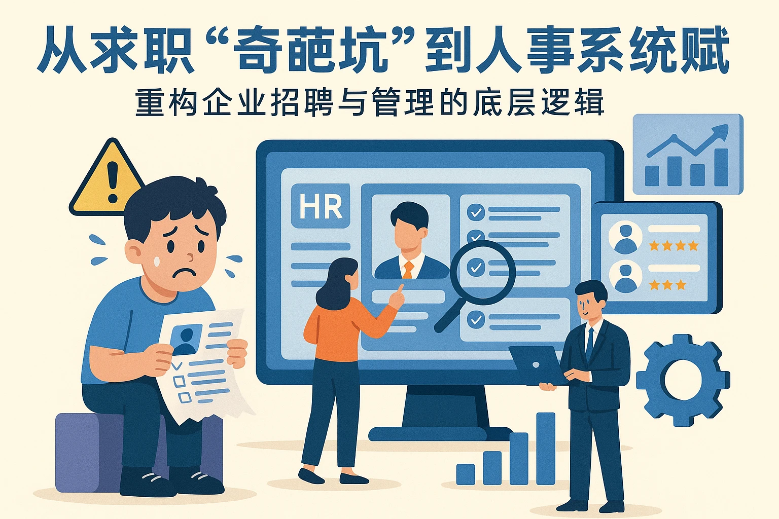 从求职“奇葩坑”到人事系统赋能:重构企业招聘与管理的底层逻辑