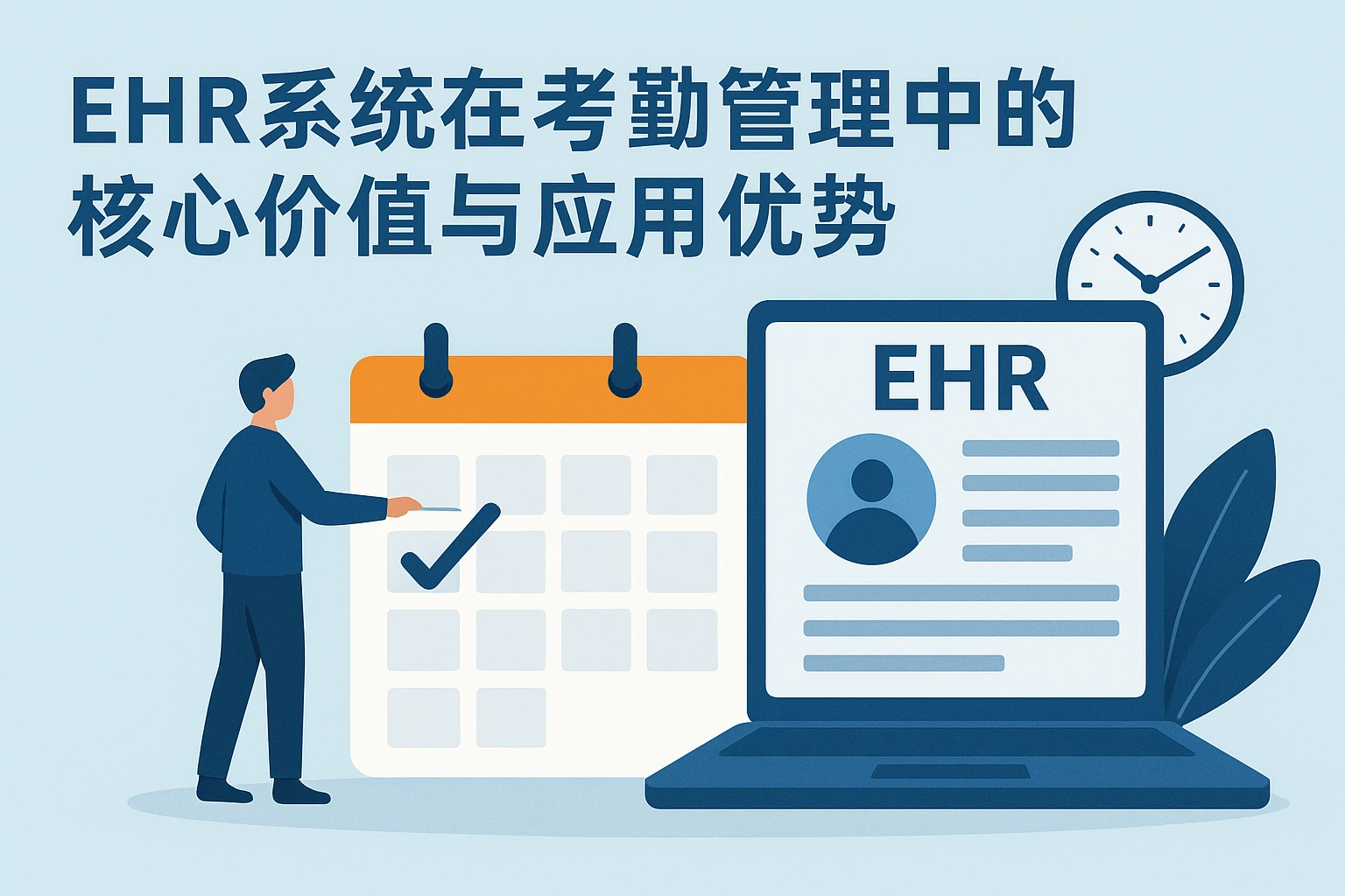 EHR系统在考勤管理中的核心价值与应用优势