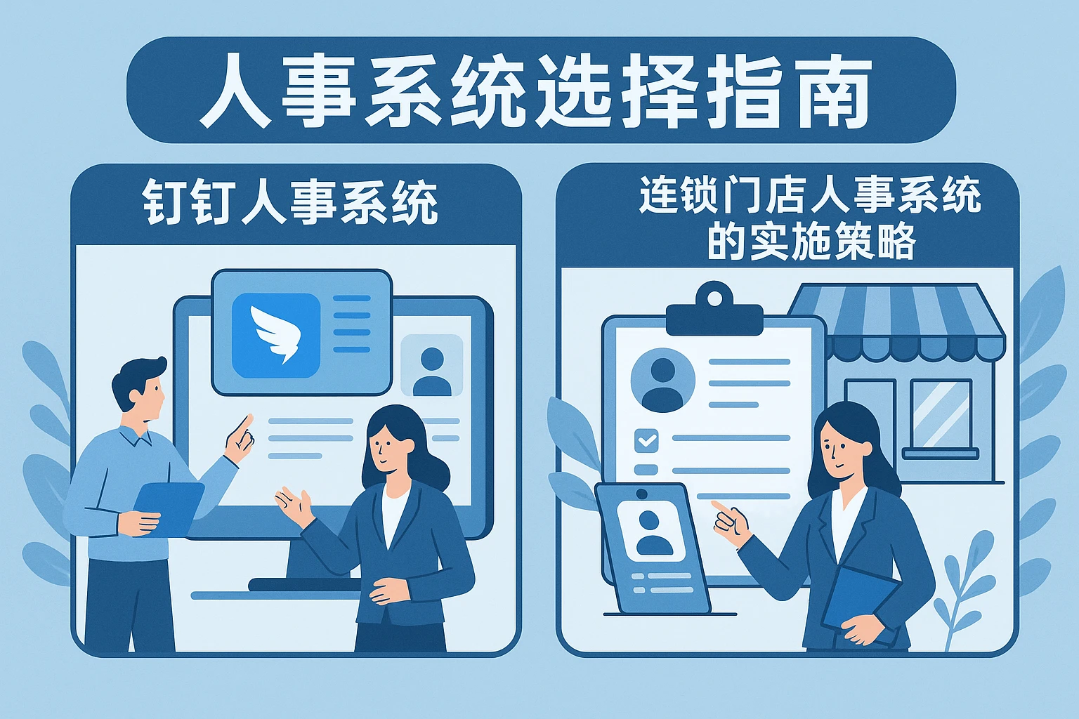 人事系统选择指南:钉钉人事系统与连锁门店人事系统的实施策略