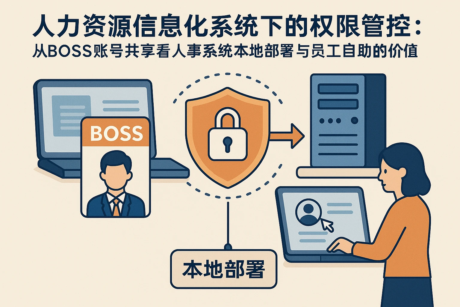 人力资源信息化系统下的权限管控：从BOSS账号共享看人事系统本地部署与员工自助的价值