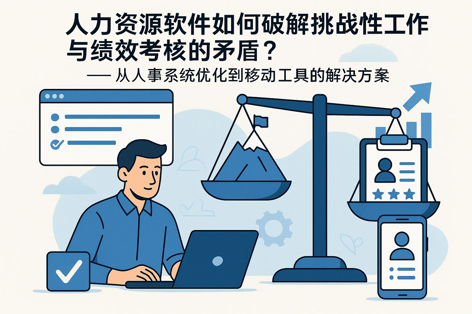 人力资源软件如何破解挑战性工作与绩效考核的矛盾？——从人事系统优化到移动工具的解决方案