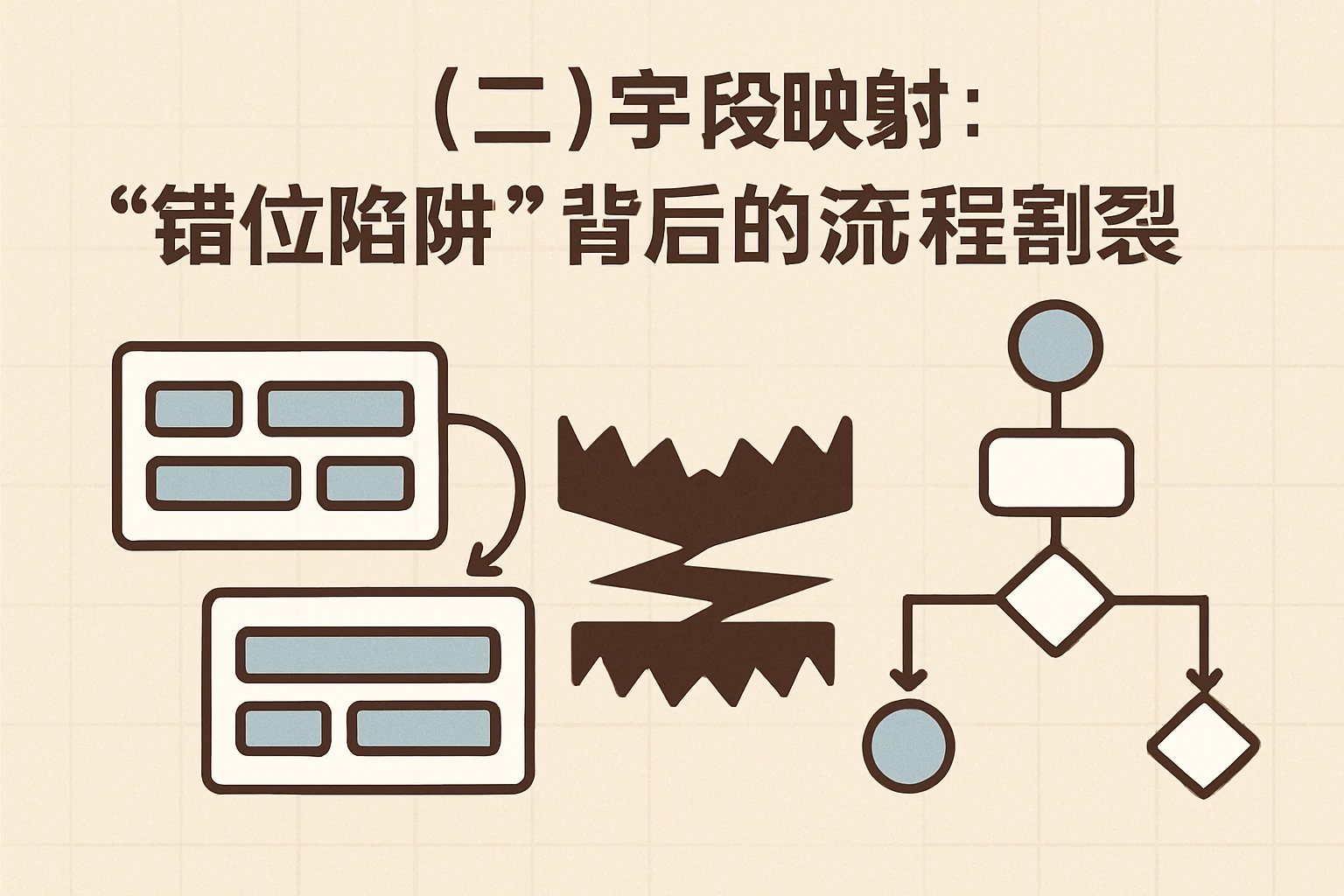 （二）字段映射：“错位陷阱”背后的流程割裂