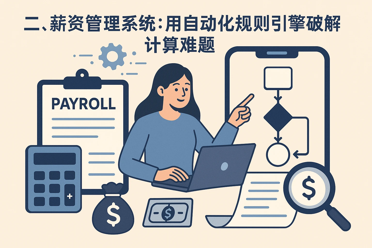 二、薪资管理系统：用自动化规则引擎破解计算难题