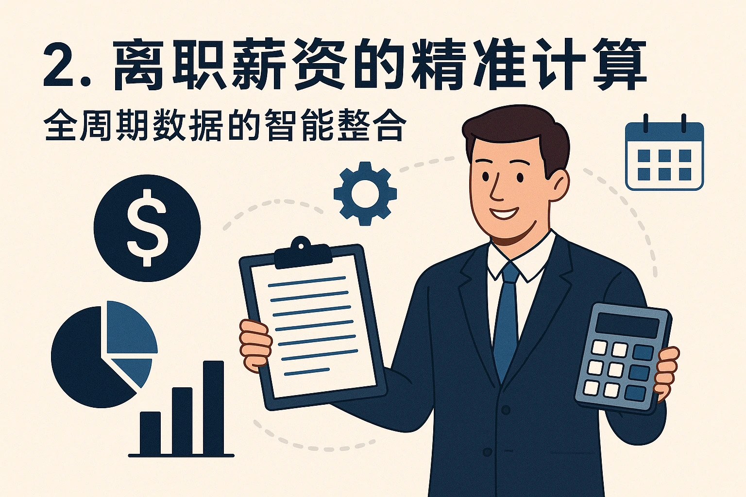 2. 离职薪资的精准计算:全周期数据的智能整合