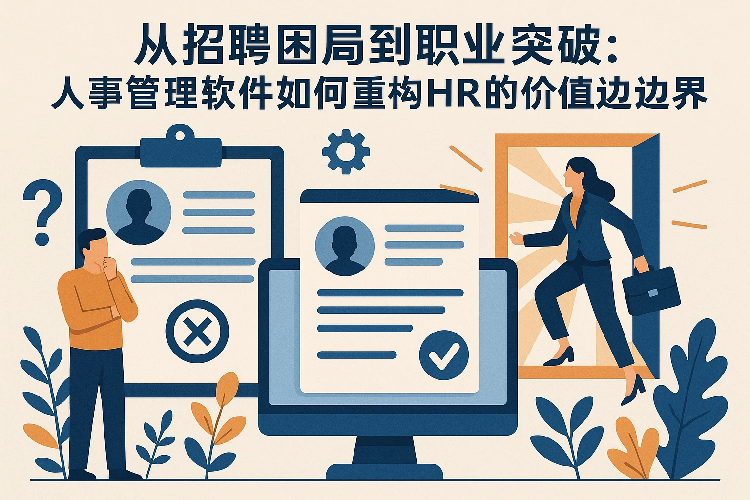 从招聘困局到职业突破：人事管理软件如何重构HR的价值边界