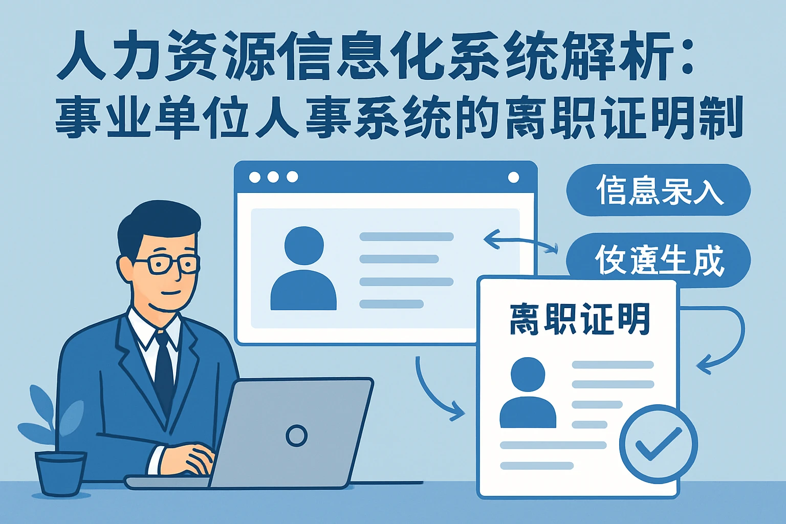 人力资源信息化系统解析：事业单位人事系统中的离职证明管理