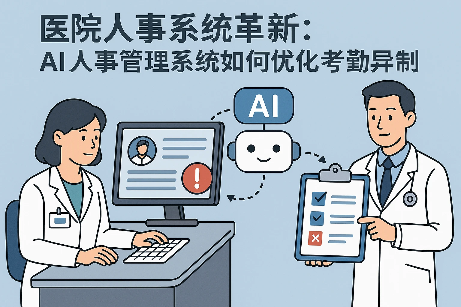 医院人事系统革新：AI人事管理系统如何优化考勤异常处理