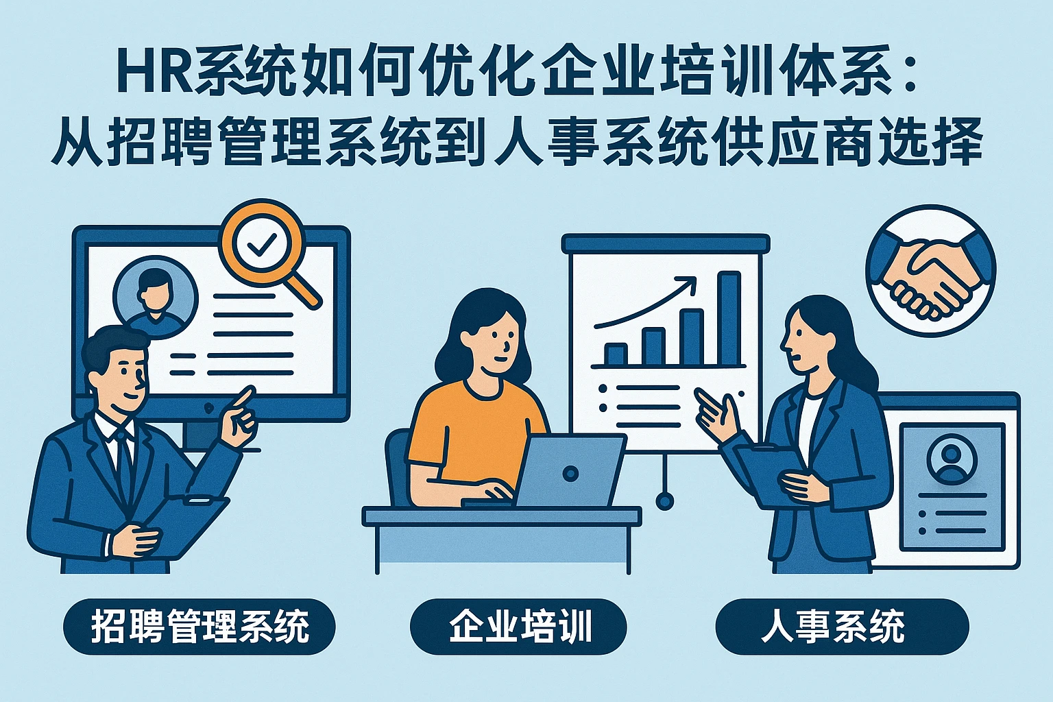 HR系统如何优化企业培训体系：从招聘管理系统到人事系统供应商选择
