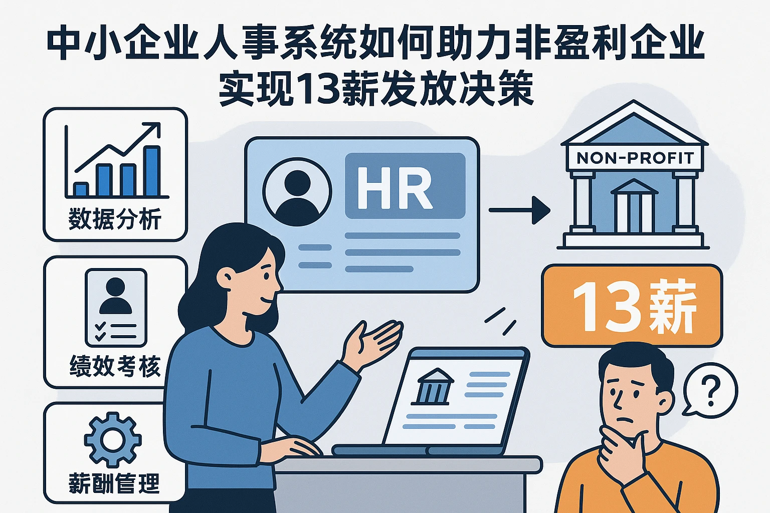 中小企业人事系统如何助力非盈利企业实现13薪发放决策