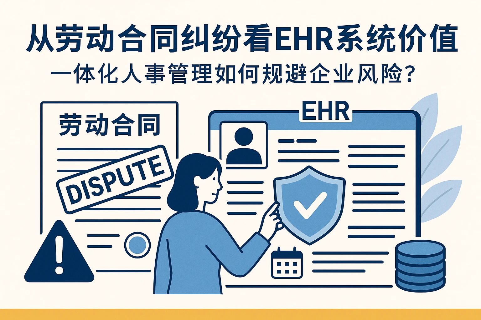 从劳动合同纠纷看EHR系统价值：一体化人事管理如何规避企业风险？