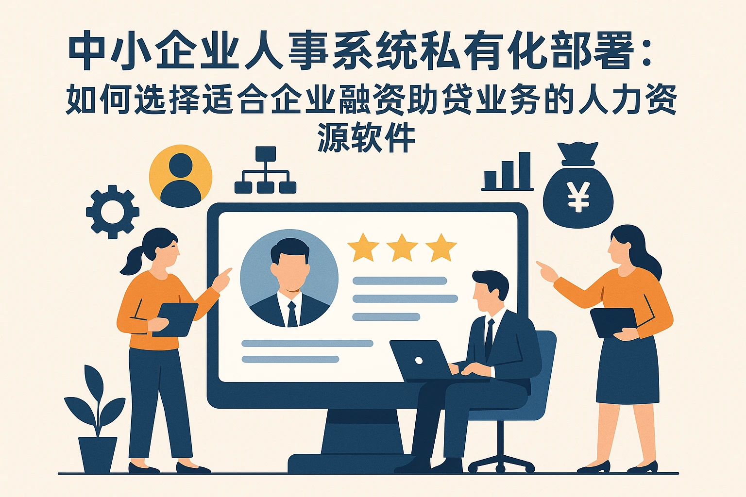 中小企业人事系统私有化部署:如何选择适合企业融资助贷业务的人力资源软件