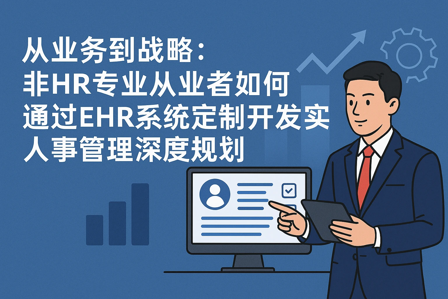 从业务到战略：非HR专业从业者如何通过EHR系统定制开发实现人事管理深度规划