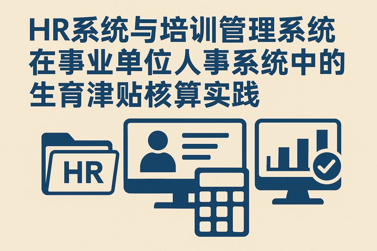 HR系统与培训管理系统在事业单位人事系统中的生育津贴核算实践
