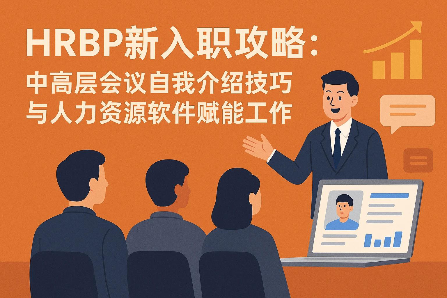 HRBP新入职攻略:中高层会议自我介绍技巧与人力资源软件赋能工作落地