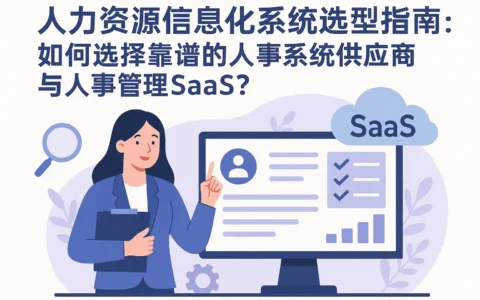 人力资源信息化系统选型指南：如何选择靠谱的人事系统供应商与人事管理SaaS？