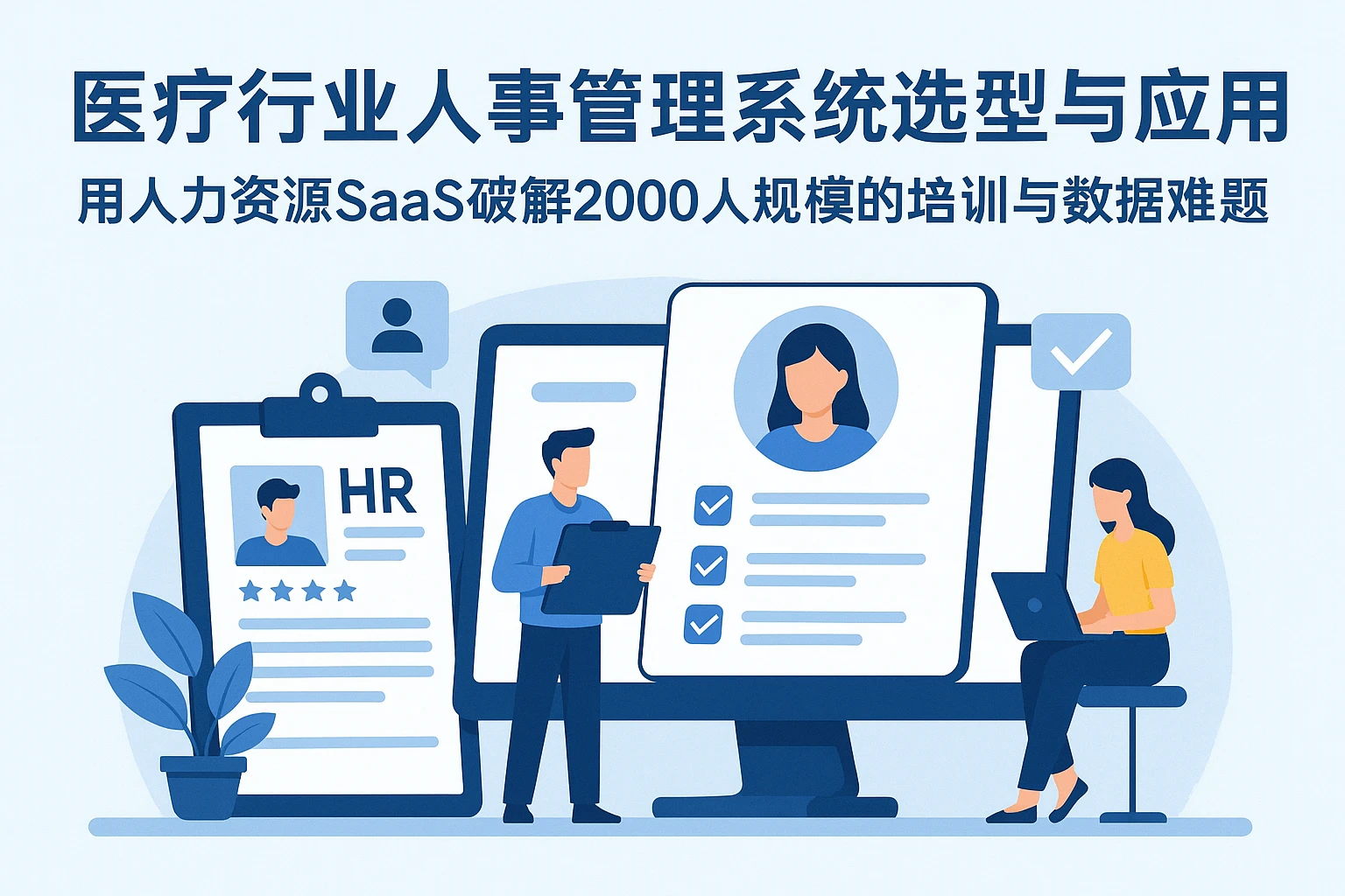 医疗行业人事管理系统选型与应用:用人力资源SaaS破解2000人规模的培训与数据难题
