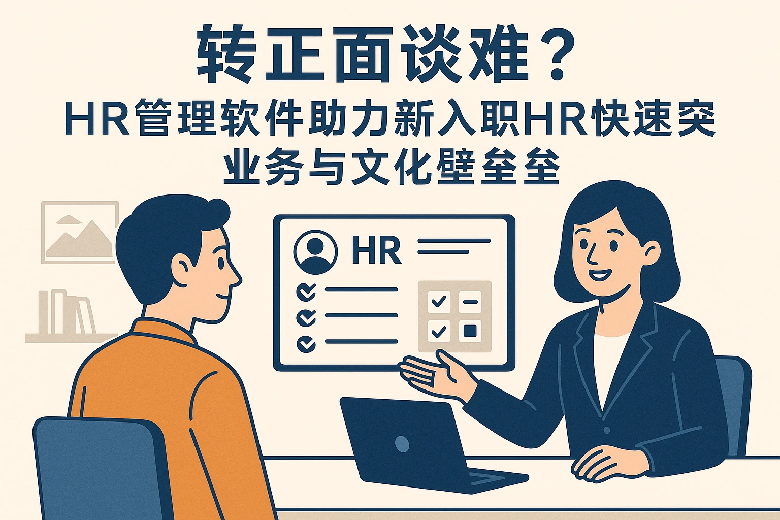 转正面谈难?HR管理软件助力新入职HR快速突破业务与文化壁垒