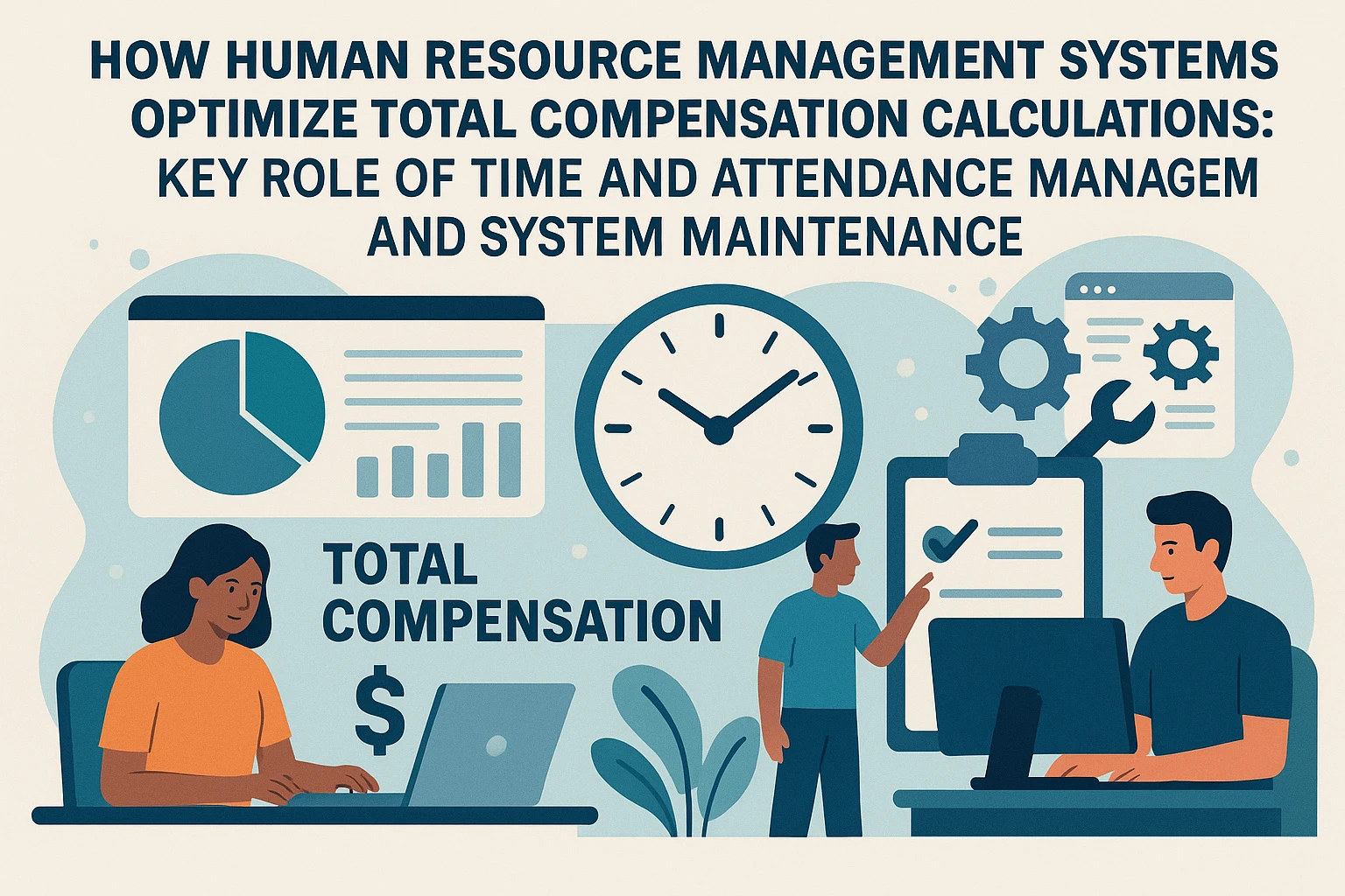 人力资源管理系统如何优化薪酬总额测算:考勤管理与系统维护的关键作用