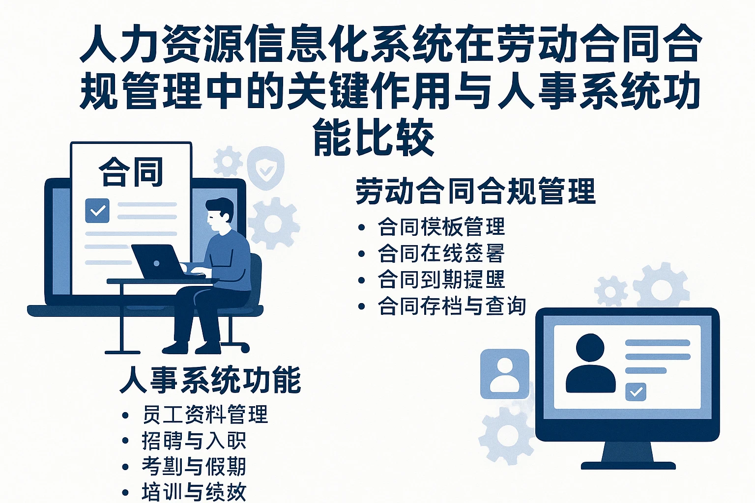 人力资源信息化系统在劳动合同合规管理中的关键作用与人事系统功能比较