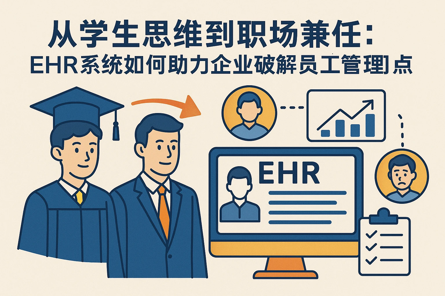 从学生思维到职场胜任:EHR系统如何助力企业破解员工管理痛点