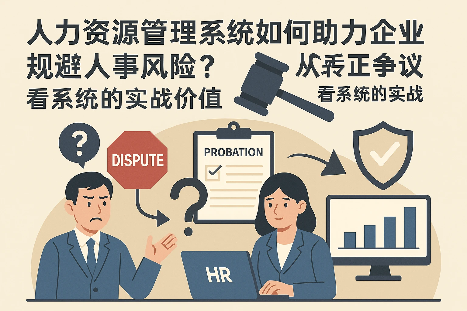 人力资源管理系统如何助力企业规避人事风险？从转正争议看系统的实战价值