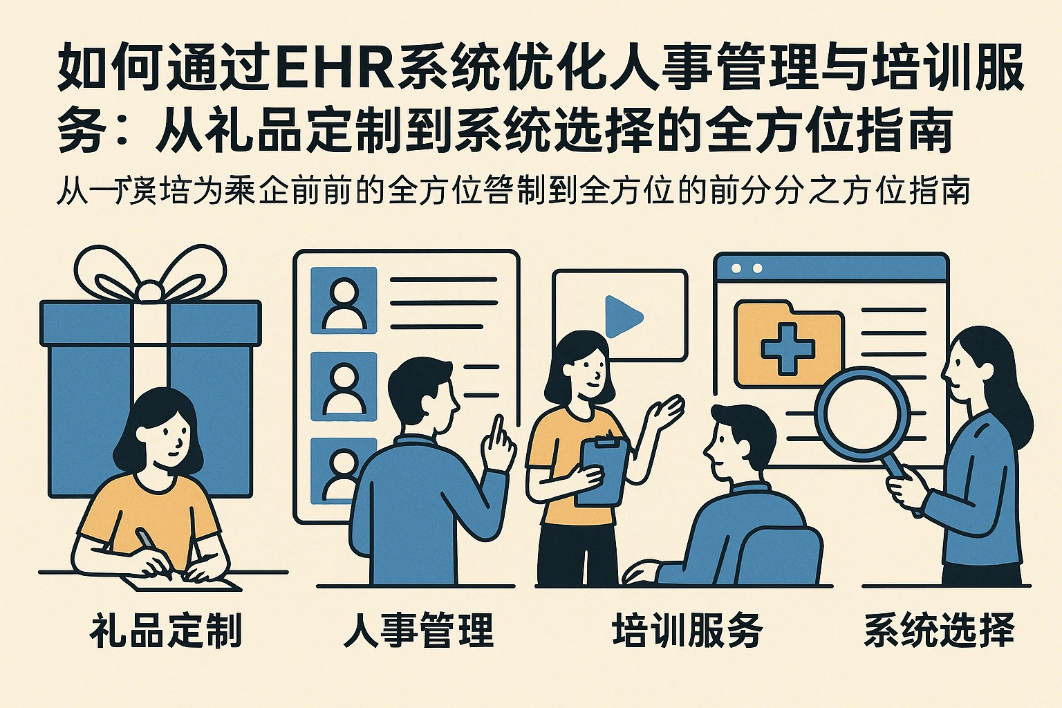 如何通过EHR系统优化人事管理与培训服务:从礼品定制到系统选择的全方位指南