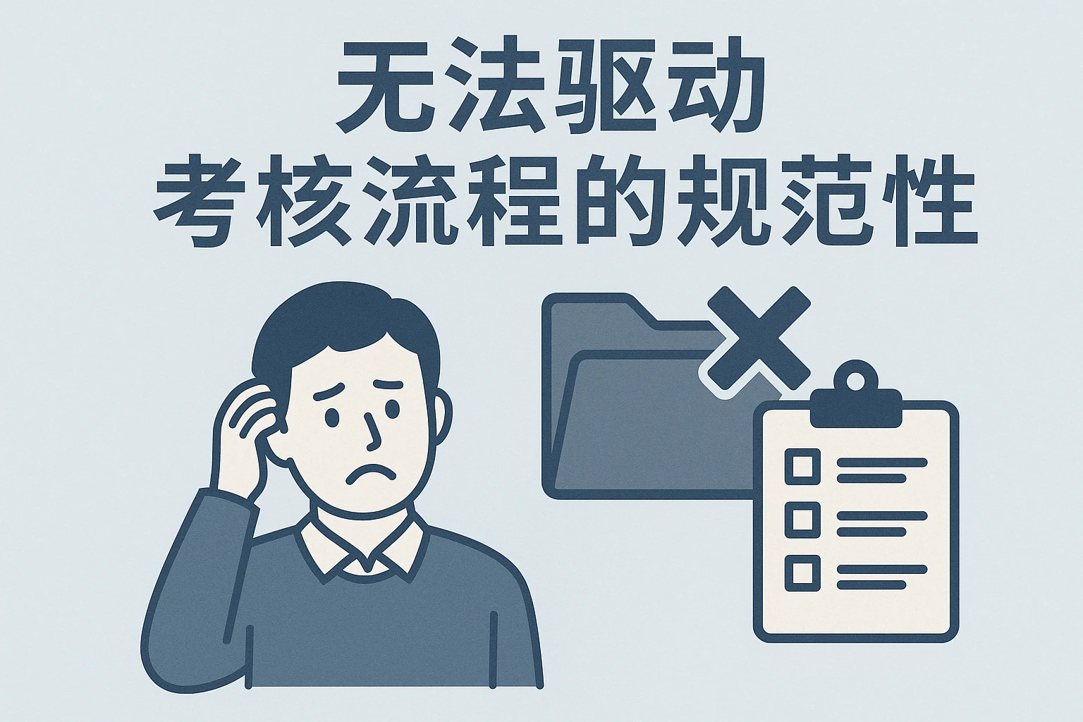 2. 无法驱动“考核流程的规范性”