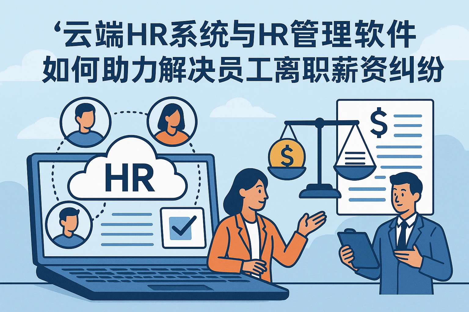 云端HR系统与HR管理软件如何助力解决员工离职薪资纠纷