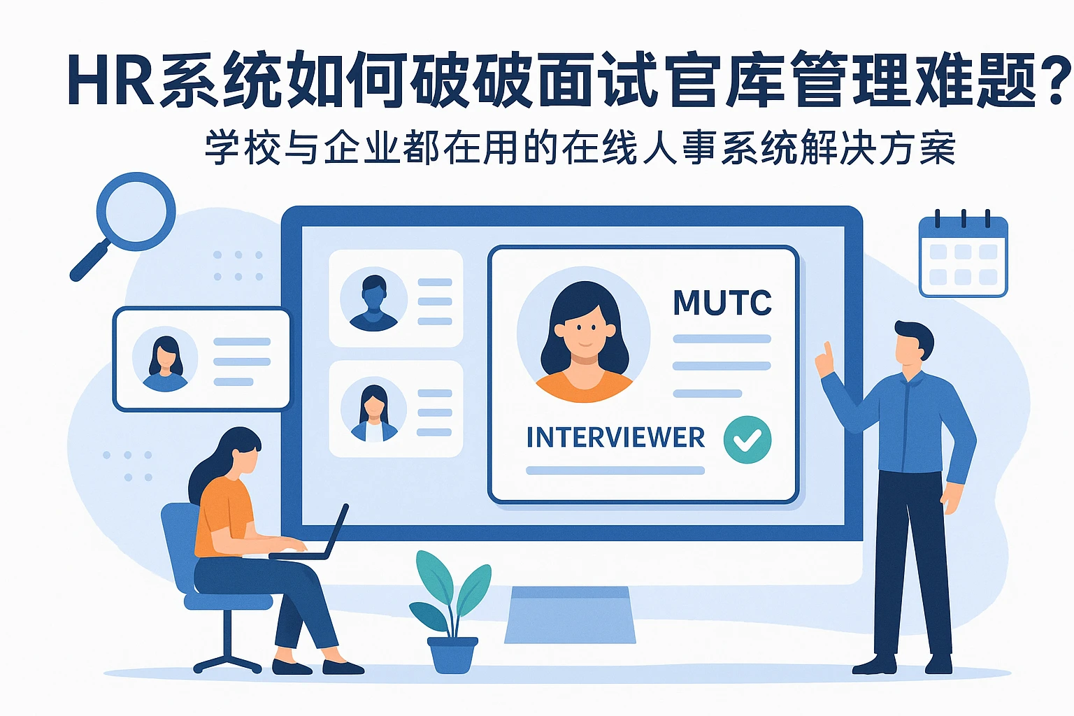 HR系统如何破解面试官库管理难题？学校与企业都在用的在线人事系统解决方案