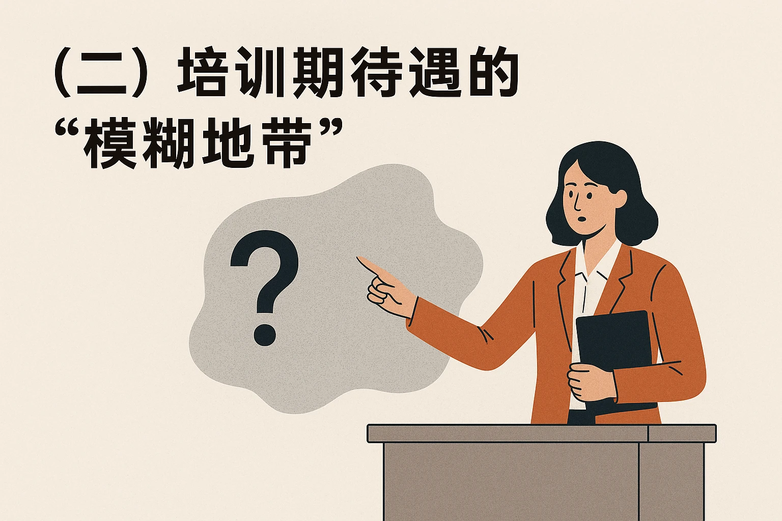 （二）培训期待遇的“模糊地带”