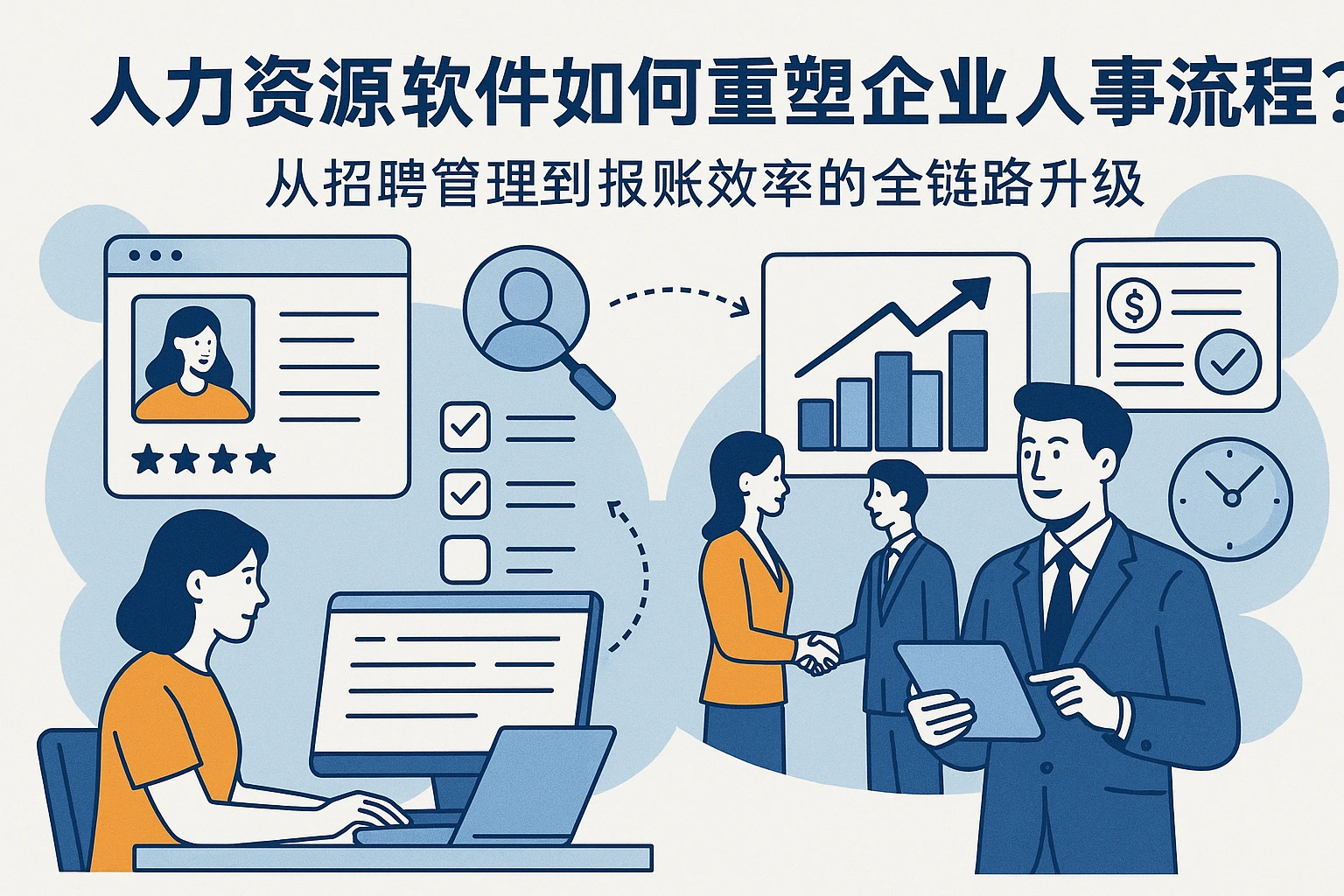 人力资源软件如何重塑企业人事流程？从招聘管理到报账效率的全链路升级