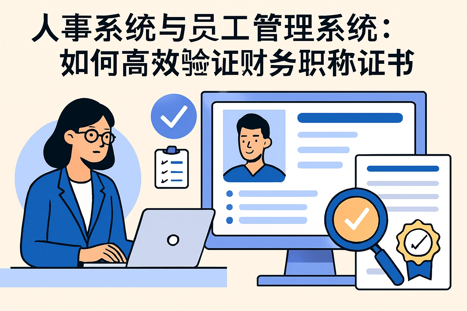 人事系统与员工管理系统:如何高效验证财务职称证书