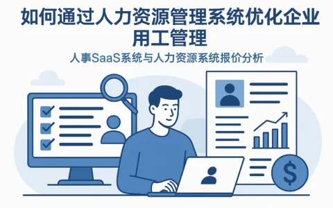 如何通过人力资源管理系统优化企业用工管理 – 人事SaaS系统与人力资源系统报价分析