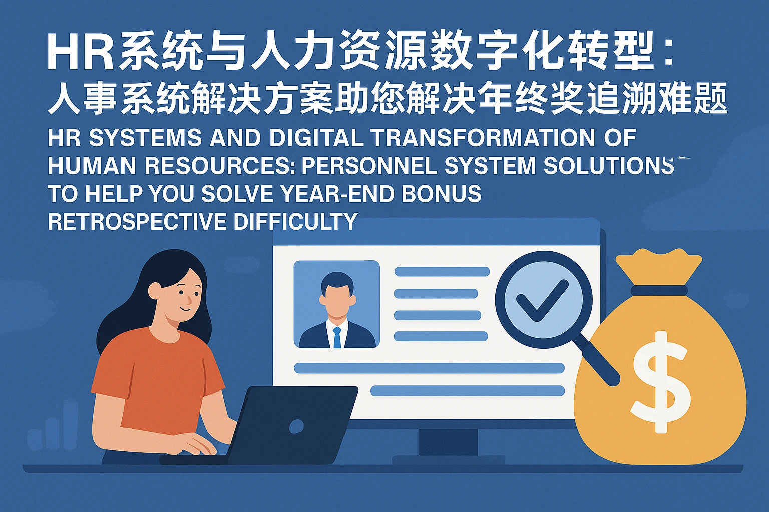 HR系统与人力资源数字化转型：人事系统解决方案助您解决年终奖追溯难题