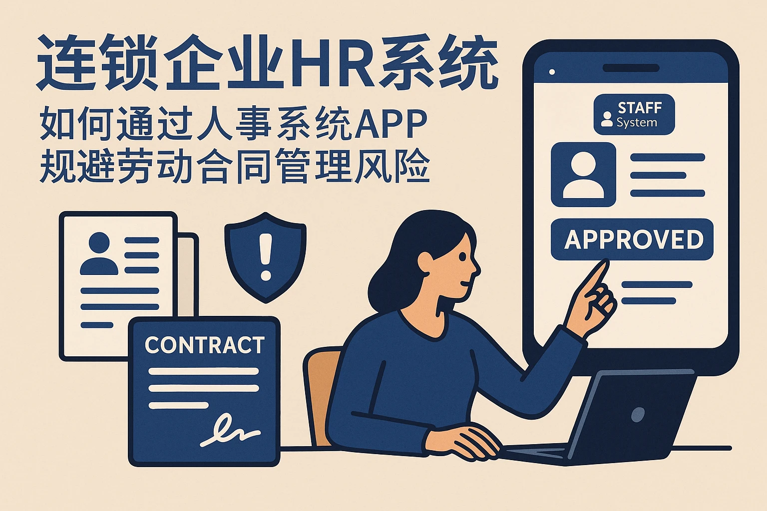 连锁企业HR系统：如何通过人事系统APP规避劳动合同管理风险