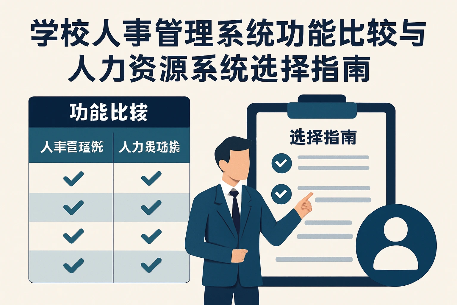 学校人事管理系统功能比较与人力资源系统选择指南