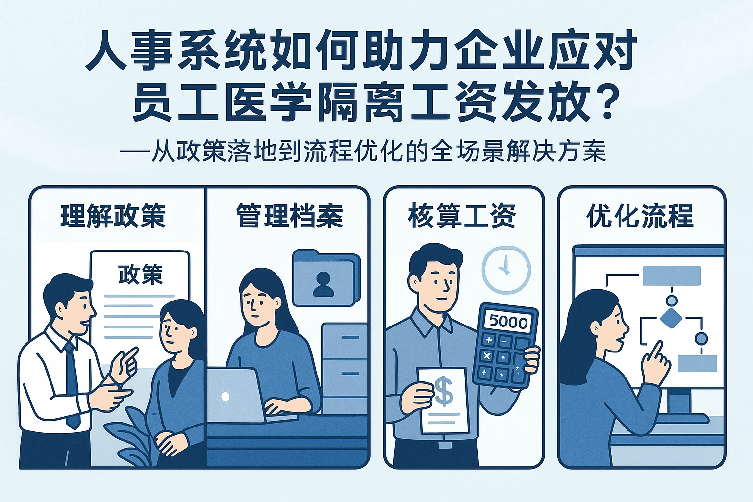 人事系统如何助力企业应对员工医学隔离工资发放?——从政策落地到流程优化的全场景解决方案