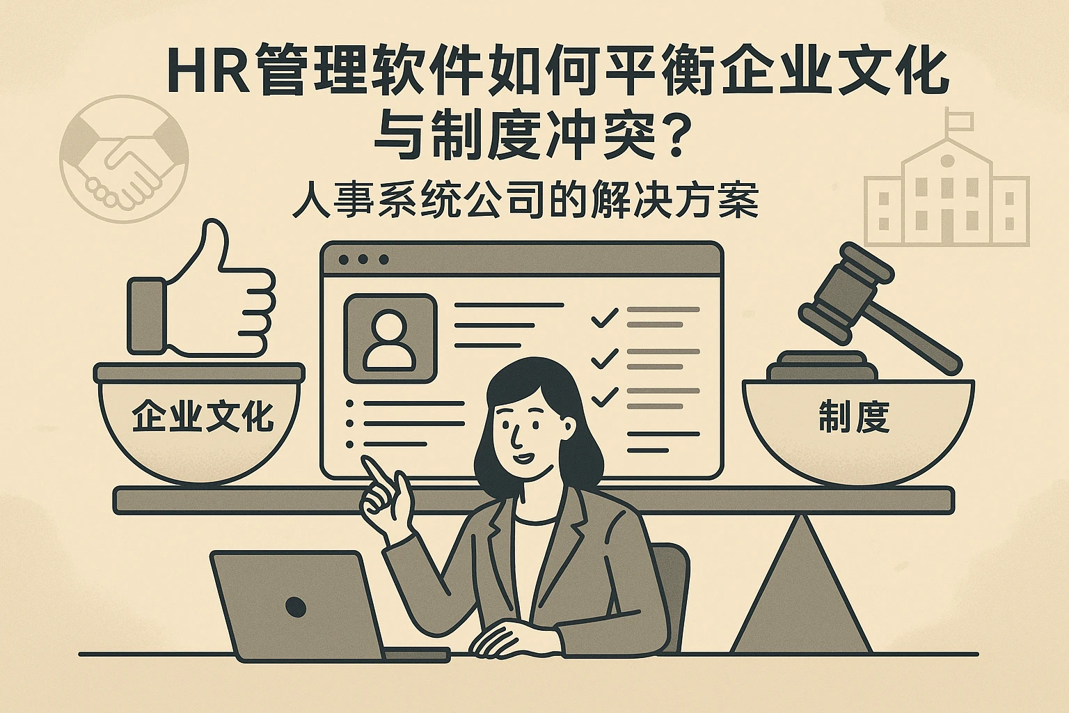 HR管理软件如何平衡企业文化与制度冲突？人事系统公司的解决方案