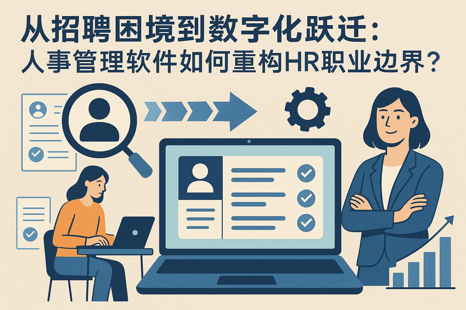 从招聘困境到数字化跃迁：人事管理软件如何重构HR职业边界？