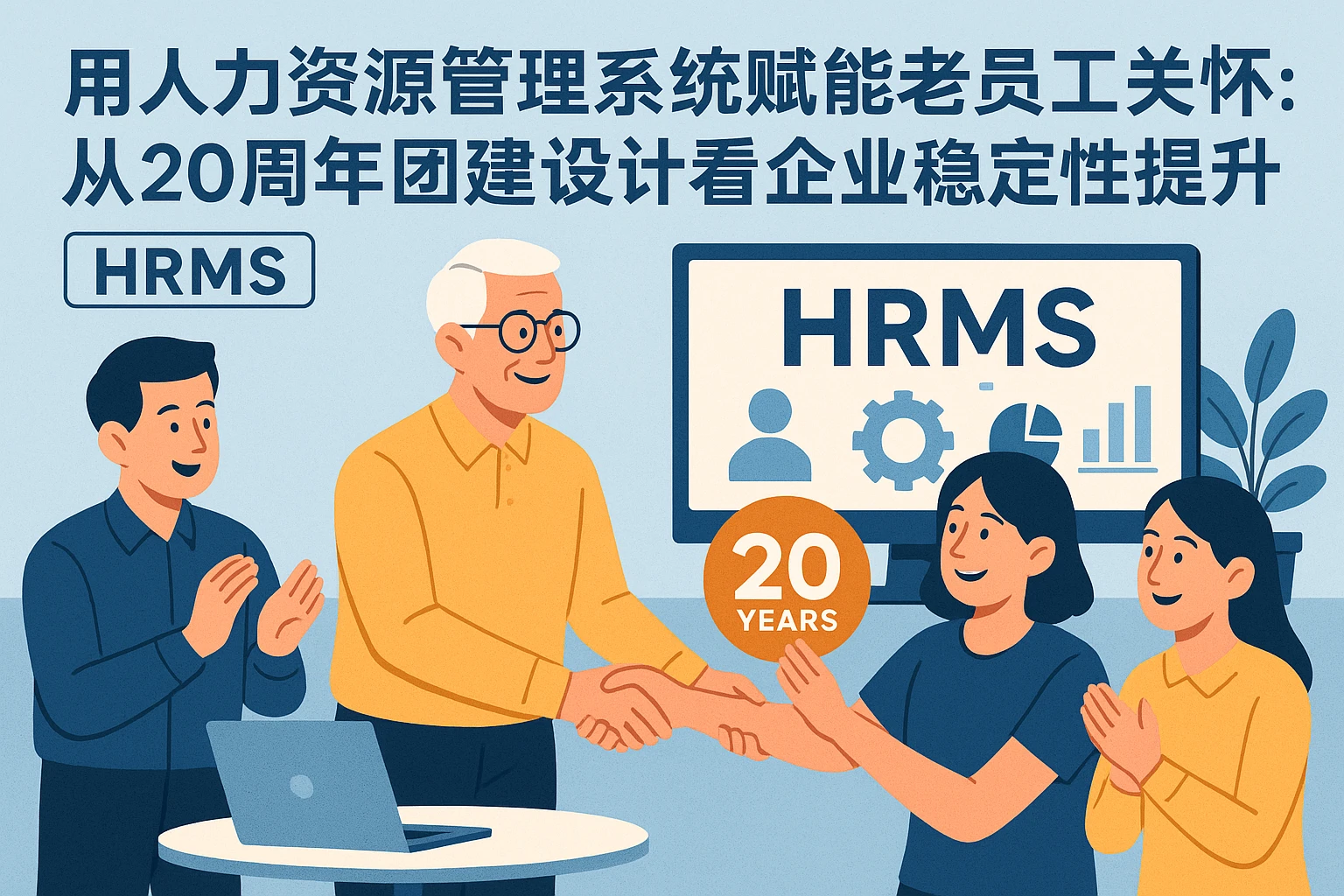 用人力资源管理系统赋能老员工关怀:从20周年团建设计看企业稳定性提升